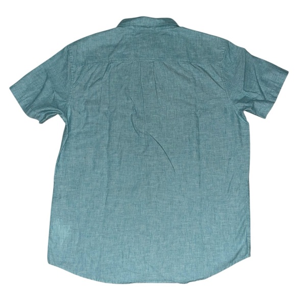 New Prana Lindores Shirt in Aqua Size Large - Picture 2 of 4